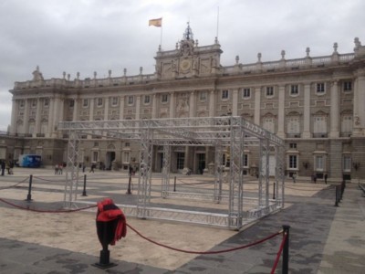 Escenario con truss @ Palacio Real, Madrid (España)