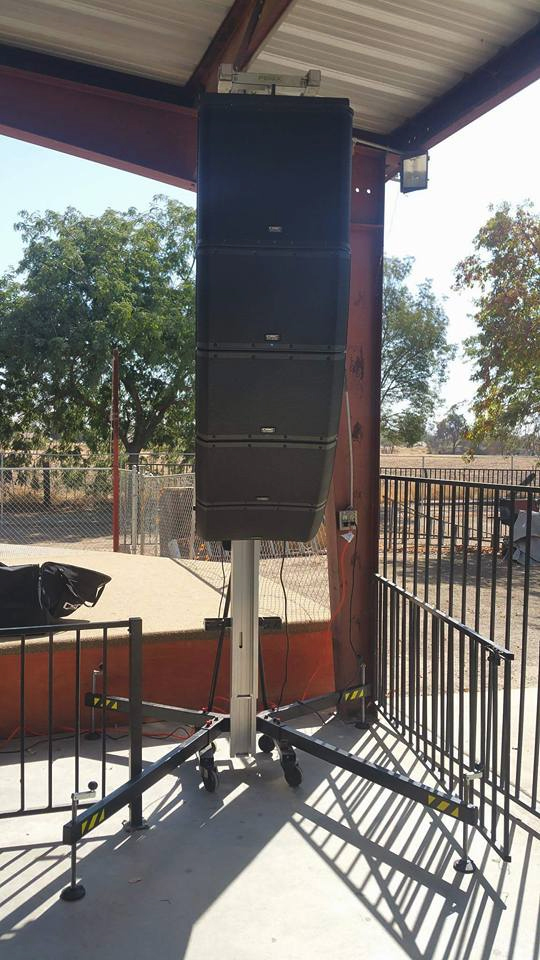 AT-06 with line array @ California (USA)