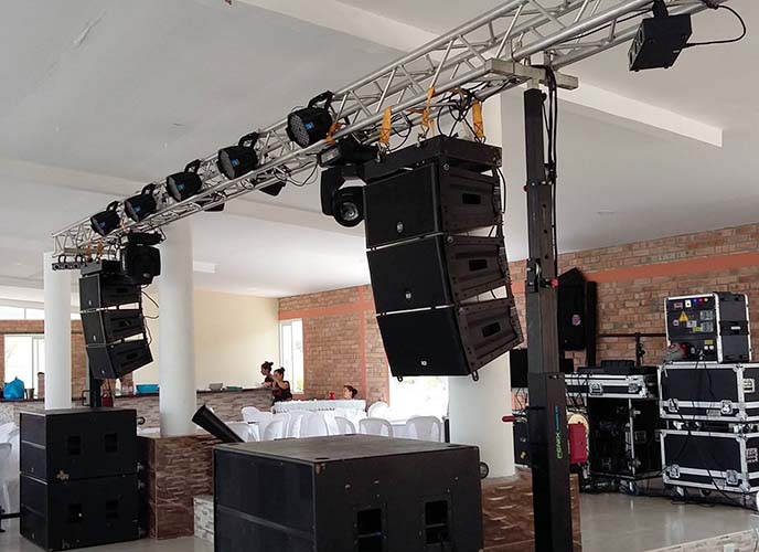 Disco for wedding @ (Colombia)
