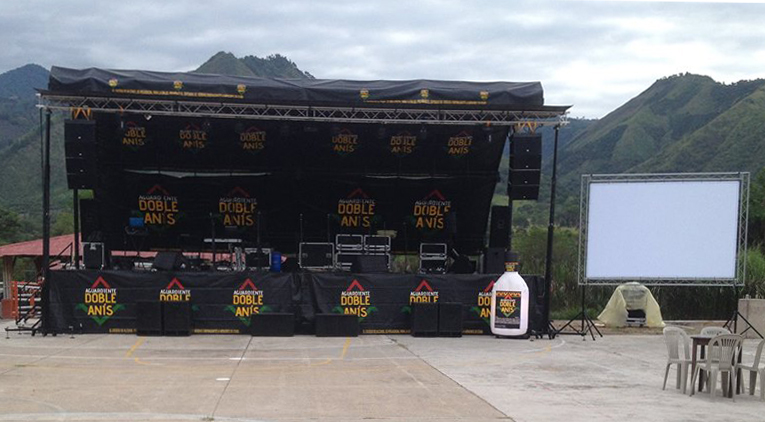 Aguardiente stage @ (Colombia)