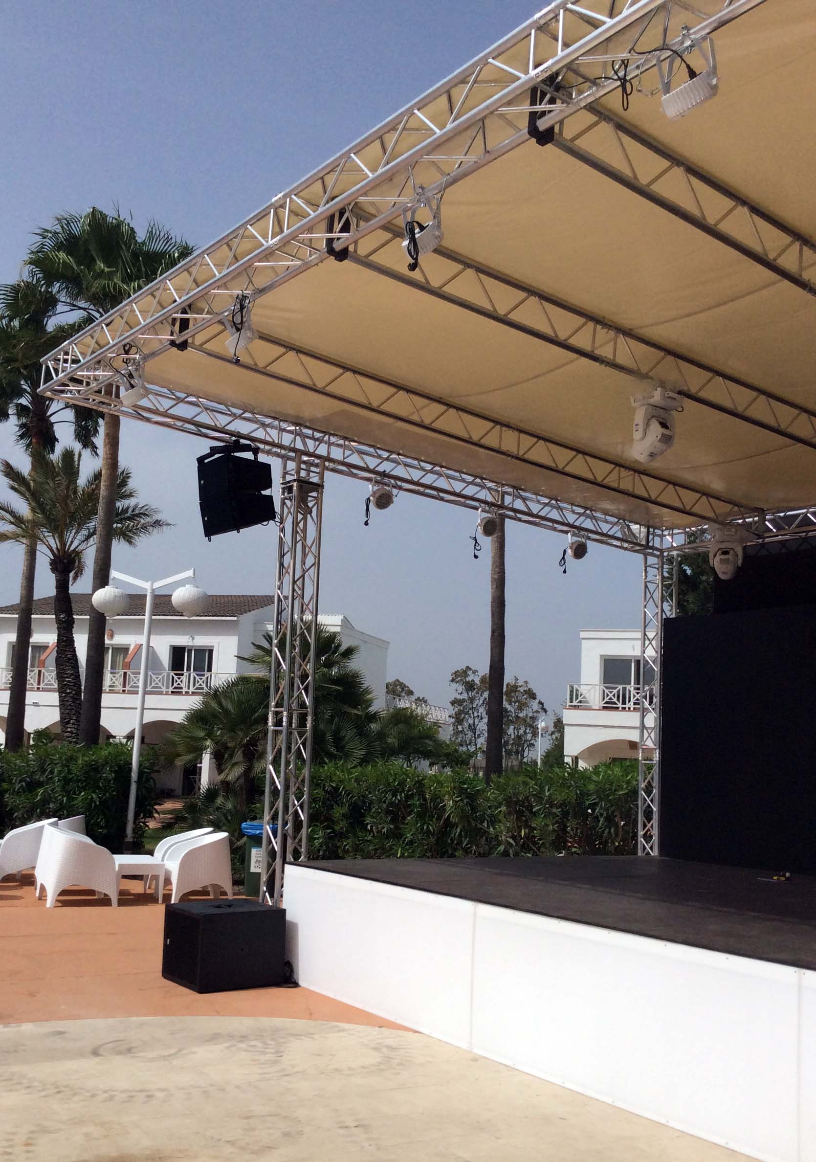 Stage with roof @ (Spain)