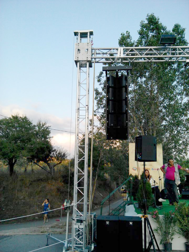Structural towers event @ Langadia, Arcadia (Greece)