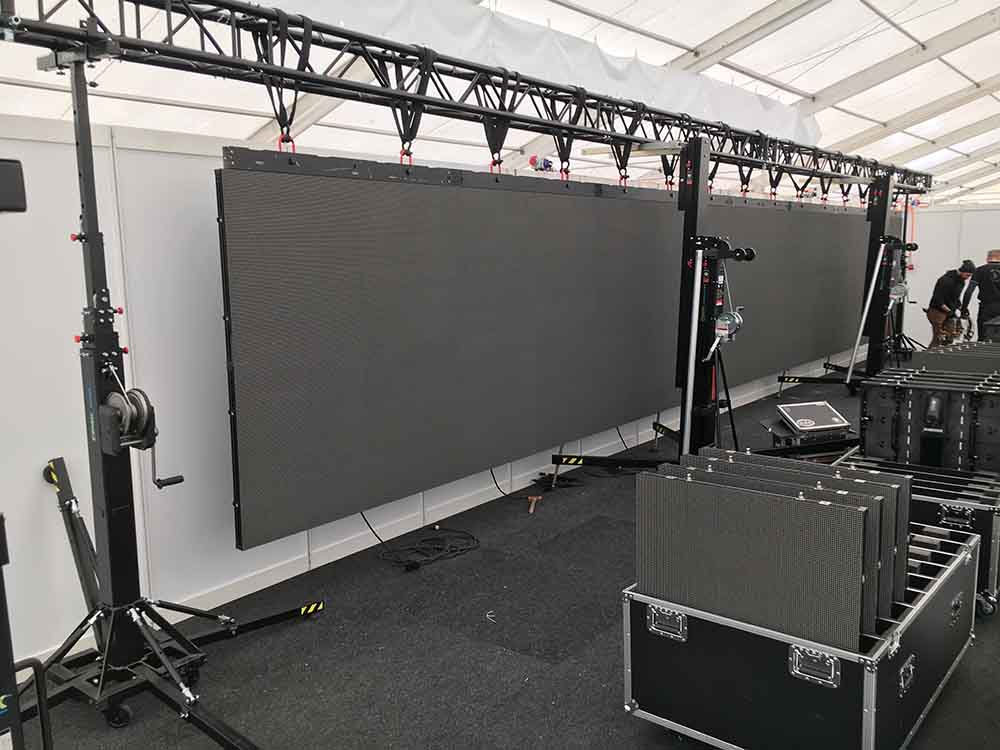 LED screen for a local event @ Wyna Expo, Reinach (Switzerland)