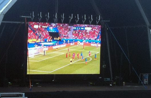 LED screen for UEFA Euro 2016 Final @ Castelo Branco (Portugal)