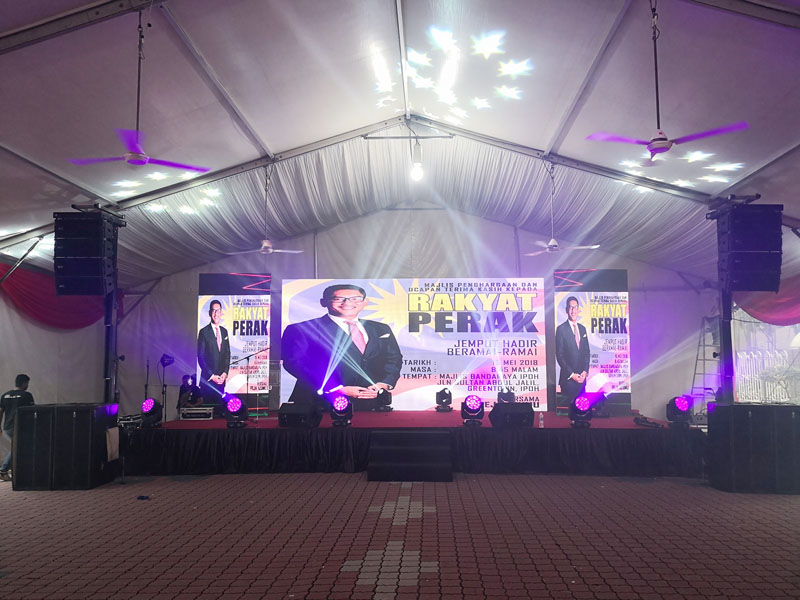 Rakyat Perak event @ Ipoh City Council, Ipoh (Malasia)