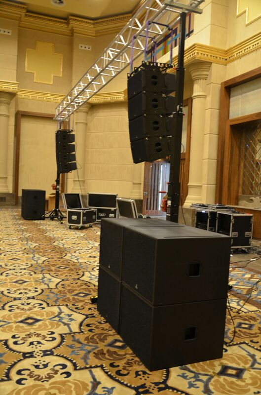 Sound and lighting for indoor wedding @ Istanbul (Turkey)