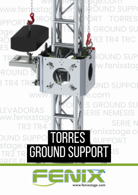 Portada catálogo torres ground support FENIX Stage