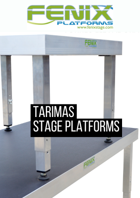 Portada catálogo Tarimas FENIX Stage