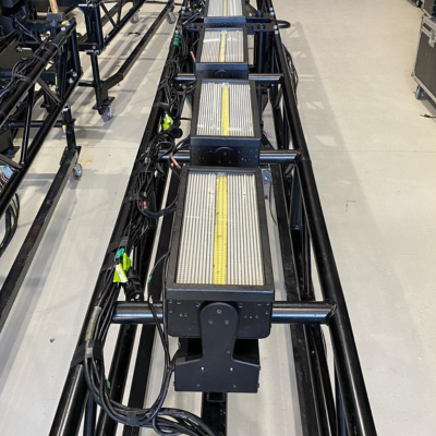 PreRig Truss con focos y LED para concierto profesional